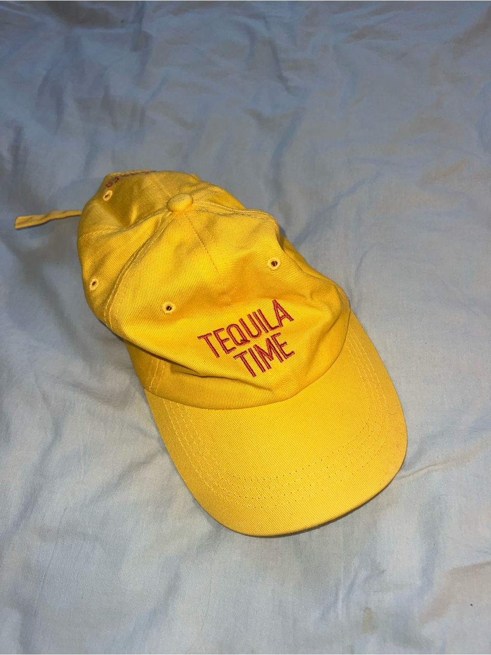 Yellow "Tequila Time" Baseball Cap